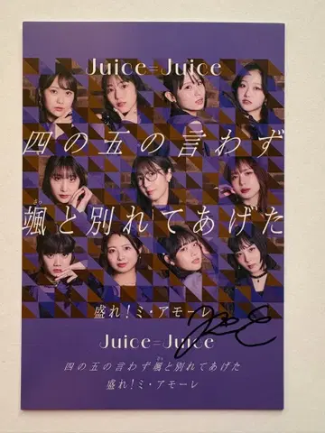 에바타 히사키 친필 사인 엽서