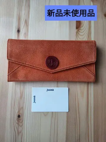 새상품 시빌라 엔트라다 호코모모라 레터 모티브 장지갑 카드 케이스 있음