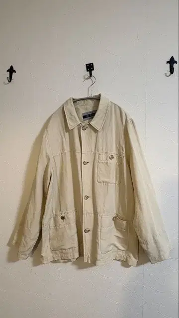 커버올 90s 유럽 vintage 화이트