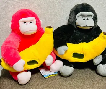 우호우호 고릴라 고리군 봉제 인형 시계 2개 세트 판매