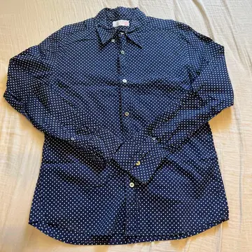 BEAMS 도트 셔츠 S 사이즈