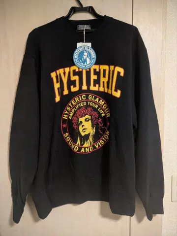 HYSTERIC GLAMOUR XL 블랙 맨투맨