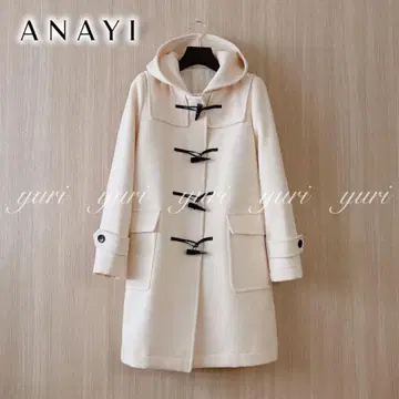 [ 929 ] 아나이 멜톤 비버 더플 코트 아이보리 36