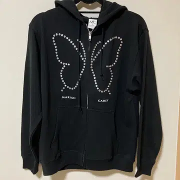 머라이어 칼리 후드 부착 후드티 S 블랙