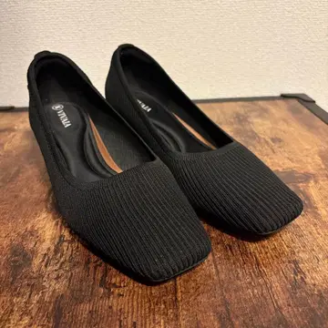 인기 상품 VIVAIA 스퀘어토 청키힐 펌프스 블랙