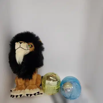 디즈니 빌런즈 제일복권 C상 스카 봉제 인형 + 캡슐 토이 2개