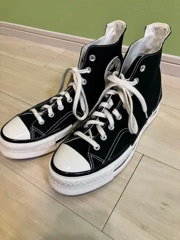 CT70 PLUS BLACK HI CUT (블랙) 28cm 통굽