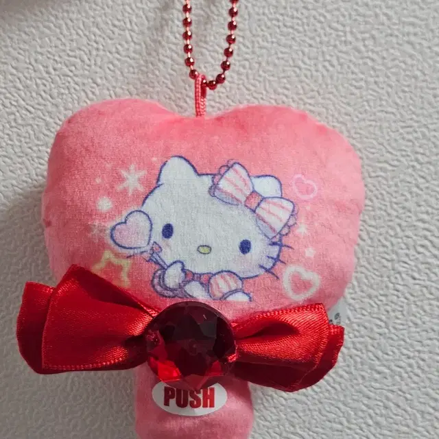 산리오 키티 응원봉 키링 (불들어와요!)