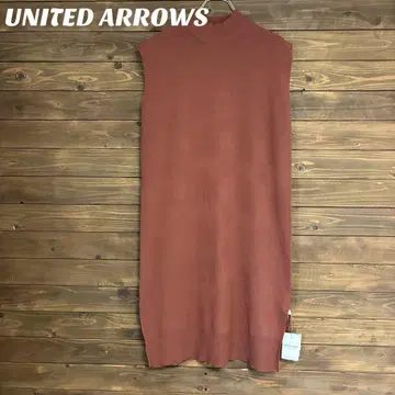 [ 유나이티드 애로우즈 ] 미사용 새상품 슬리브리스 원피스 심플 F