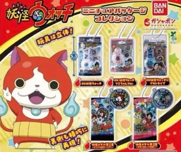 요괴워치 미니어처 패키지 컬렉션 가챠 컴프 전 5종
