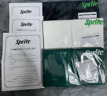 당첨품 스프라이트 빅 실루엣 T셔츠 블랙, 화이트, 그린 3장 세트