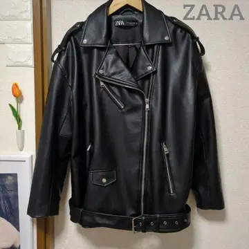 ZARA 블랙 라이더 자켓 M 여성용