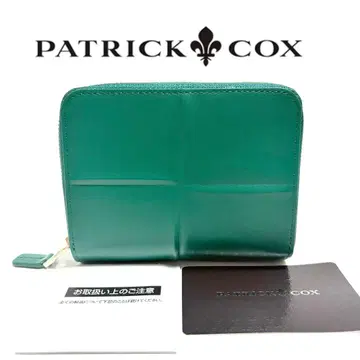 새상품 패트릭 콕스 PATRICK COX 블록 가죽 접이식 지갑