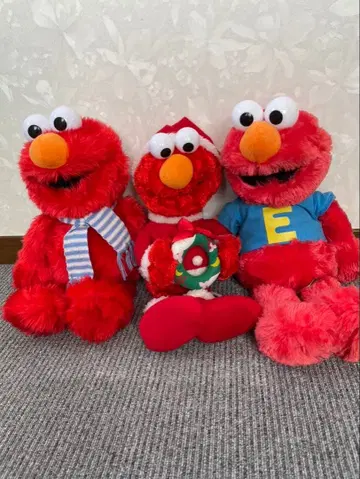 엘모 봉제 인형 3체 세트