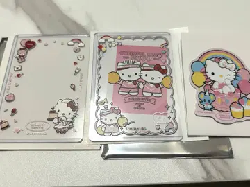 에뚜왈 에그리오트 헬로키티 경질 케이스&스티커 세트