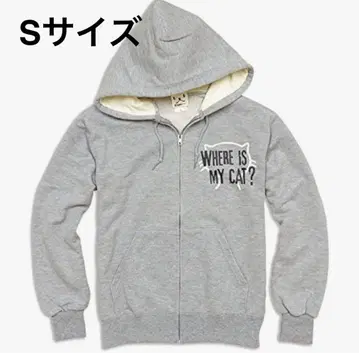 WHERE IS MY CAT? 그레이 S 사이즈 후드티