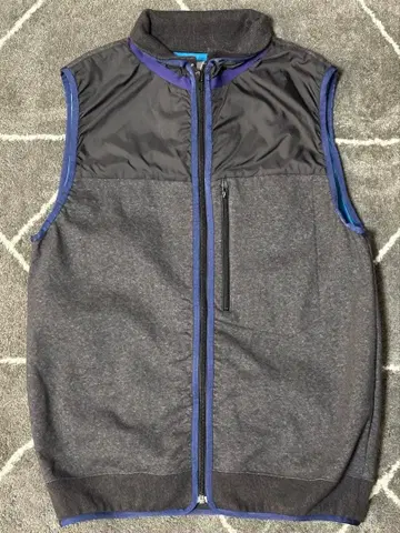 [ sacai ] 안쪽 보아 레이어드 칼라 나일론 절개 베스트 사이즈 3