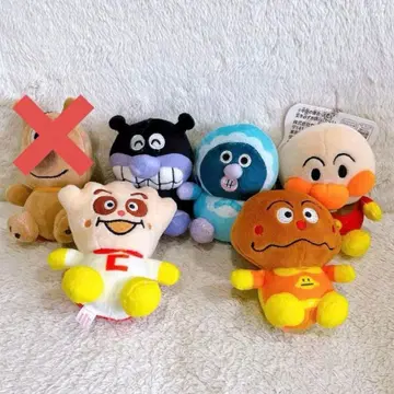 호빵맨 촉촉 말랑 마쉬멜로우 봉제 인형 마스코트 세균맨