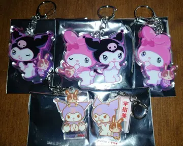우사미 마이멜로디 쿠로미 아크릴 키링 5개 세트