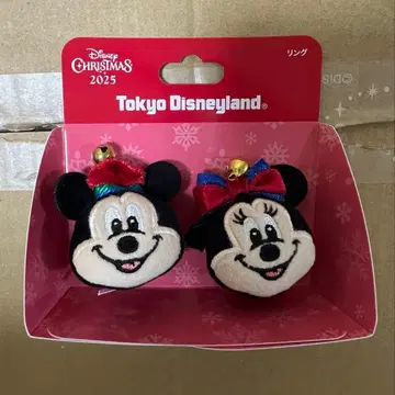 반지 2개 미키 미니 디즈니 크리스마스