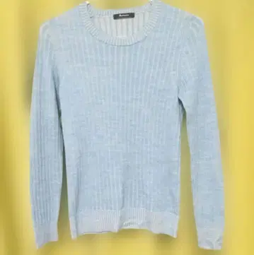 Aquascutum 리브 니트 긴팔 (니트, 스웨터)