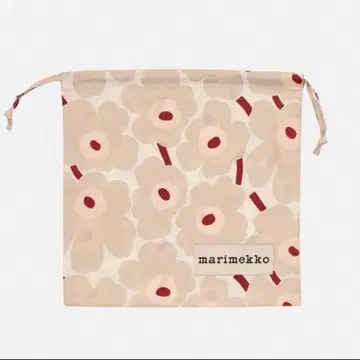 미사용 새상품 marimekko 우니코 복조리 라이트 그레이 파우치