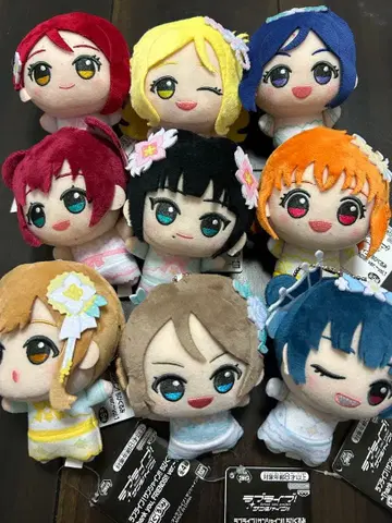 러브 라이브! 선샤인!! Aqours SD 인형 전 9종 컴플리트 세트