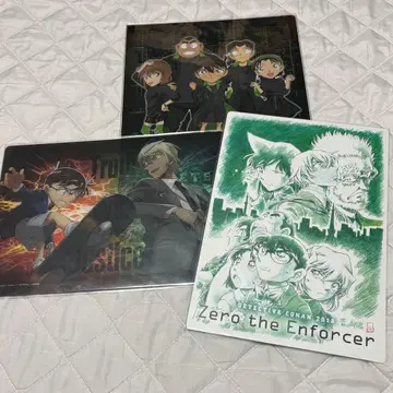 명탐정 코난  극장판 클리어 파일 책받침 영화