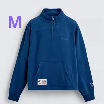 챔피온 ZARA 지퍼 넥 스웨트 셔츠 미사용 새상품