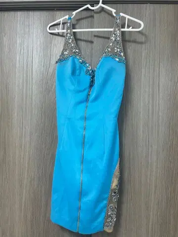 angelR 드레스 터콰이즈 블루