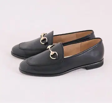 rele shoes 블랙 가죽 로퍼