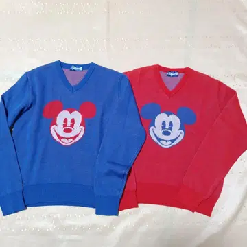 [ 도쿄 디즈니랜드 ] 미키 스웨터 M 2장 세트