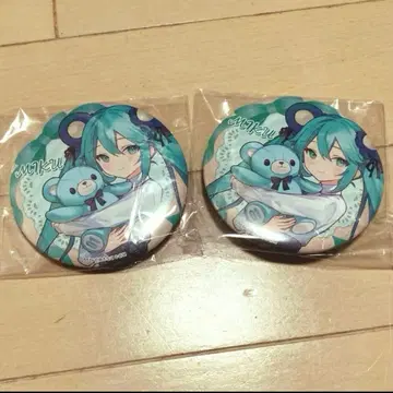 하츠네 미쿠 & piapro 캐릭터즈 당첨! 비비드 캔뱃지