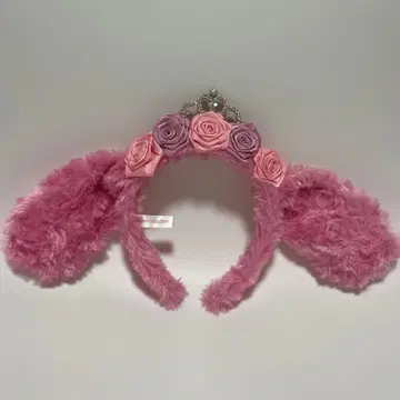 마이멜로디 머리띠 꽃 장식 티아라