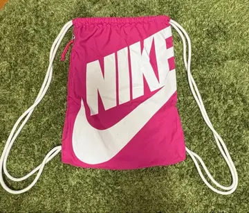 NIKE 핑크 냅색 로고