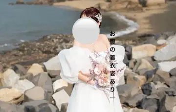 마터니티 웨딩 드레스 화이트 임산부