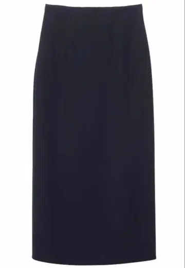 아누앙스 백 새틴 타이트 스커트 NAVY 네이비 M