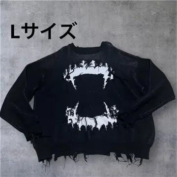 DankeSchon/단케쇤/데미지 니트 크루넥