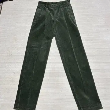 코듀로이 팬츠 EDWIN 트라우저 그린 29 투 턱