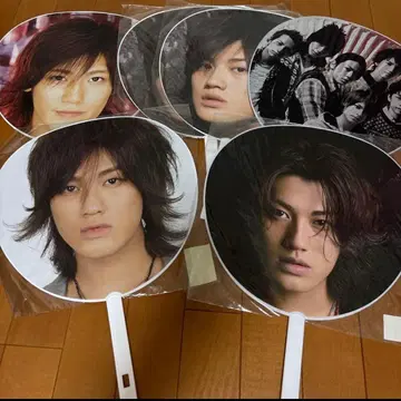 KAT-TUN 아카니시 진 부채 6개 세트