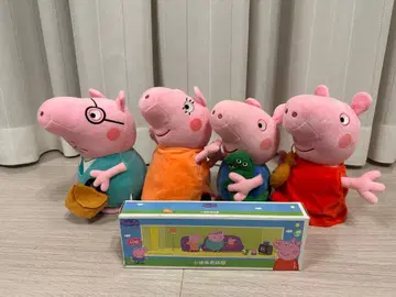페파 피그 봉제 인형 4개 직소 퍼즐 세트