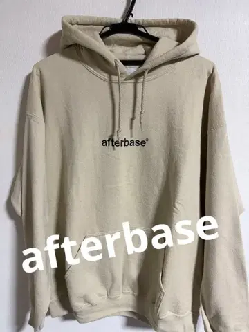 afterbase BOX LOGO 후디 [ REAL-T 착용 모델 ]