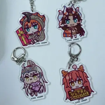 괴수 소녀 키링 4종 아기라 미클라스 윈덤 피그몬