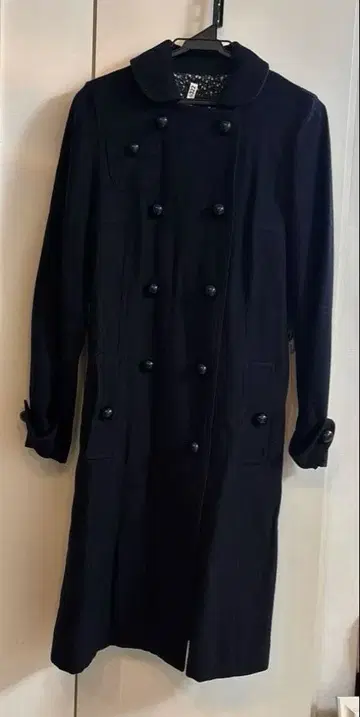 MARC JACOBS. 네이비 롱 코트