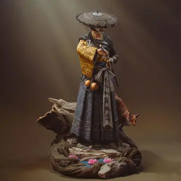 1/8 미도색 미조립 피규어 레진 키트 고스트 오브 요우테이