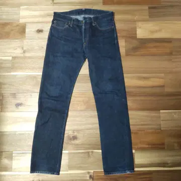 재팬 블루진스 W32 테이퍼드 데님 팬츠 일본제