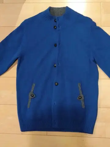 그린 라벨 니트 가디건 파랑 M 사이즈