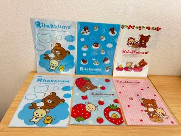 [ 미사용 새상품 ] 리락쿠마 클리어 파일 7장 세트 3