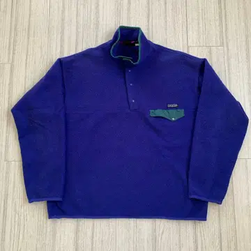 90년대 초 파타고니아 신틸라 스냅T 퍼플 빅 실루엣