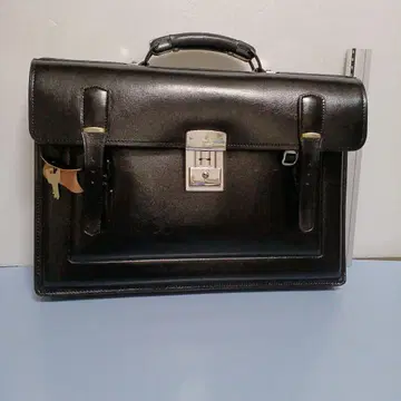 블랙 컬러 쇼와 레트로 학생 가방